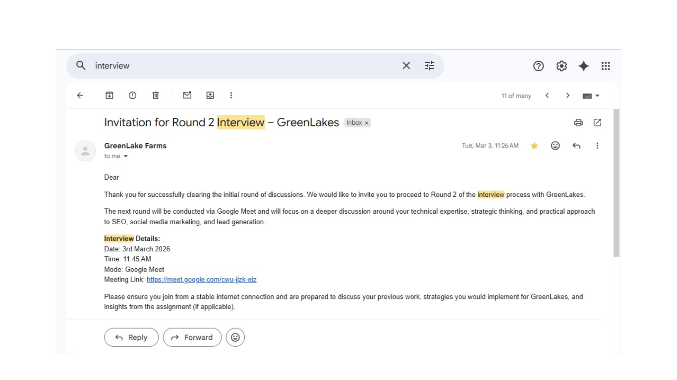 GreenLake round 2 interview