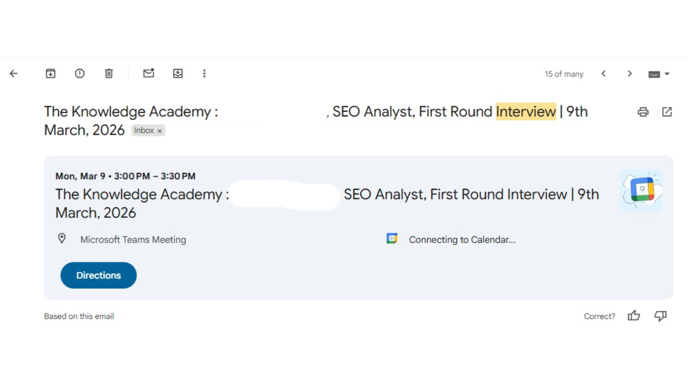 The Knowledge Academy interview