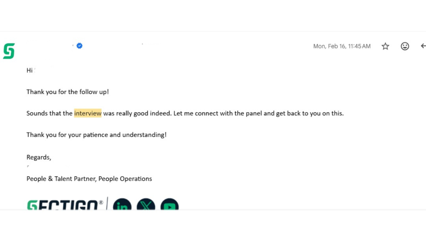 Sectigo positive feedback